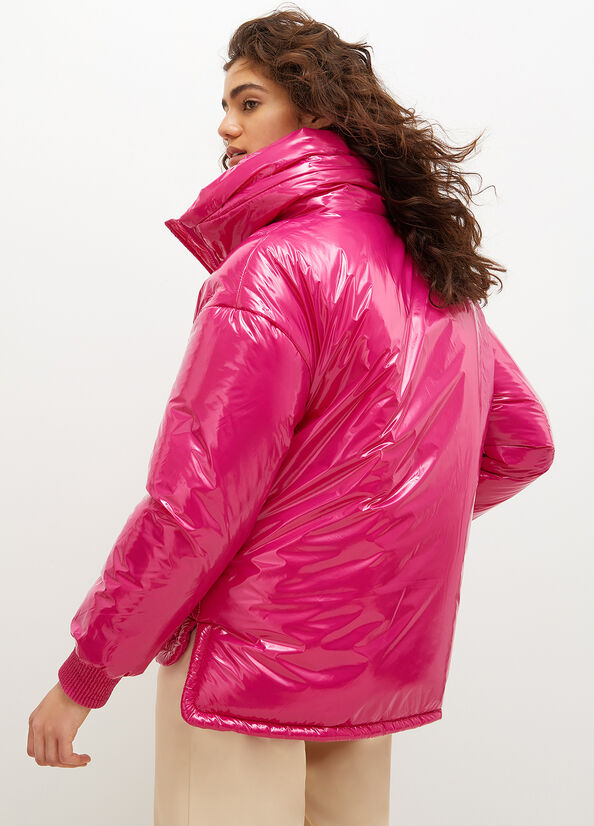 Abrigos Liu Jo Acolchado Mujer Fucsia | KQE-421837