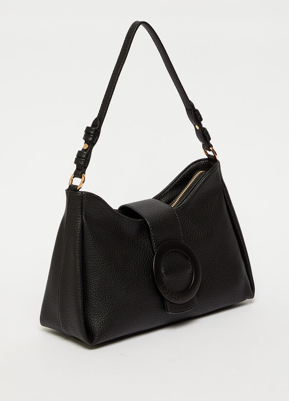 Bolsa De Hombro Liu Jo Eco-Friendly Mujer Negras | TUM-401786