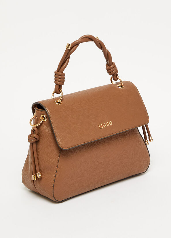 Bolsas De Mano Liu Jo Eco-Friendly Mujer Marrones | EMR-251804