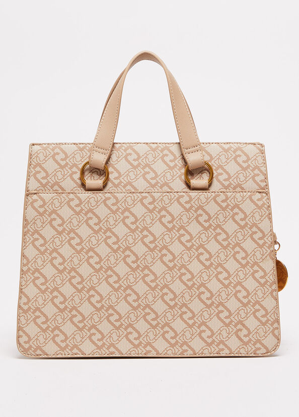 Bolsas De Mano Liu Jo Eco-Friendly Mujer Beige | GJP-920317