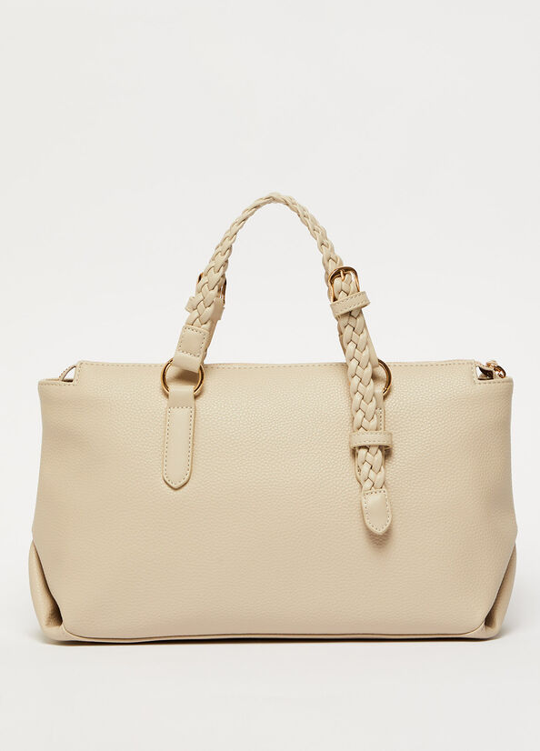 Bolsas De Mano Liu Jo Eco-Friendly Mujer Beige | JER-418762