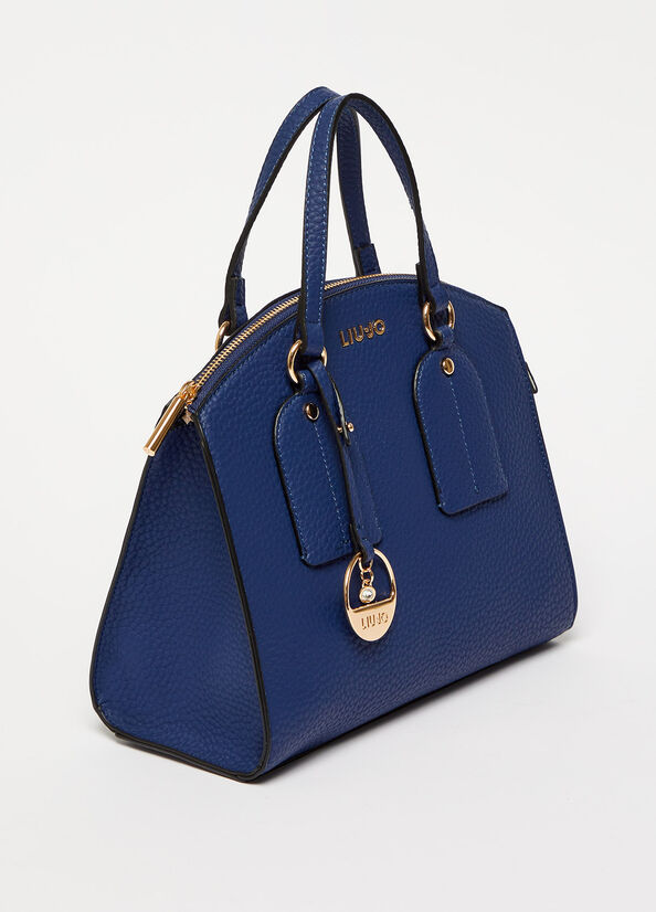 Bolsas De Mano Liu Jo Eco-Friendly With Charm Mujer Azules | RQX-035189