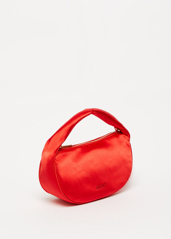 Bolsas De Mano Liu Jo With Logo Mujer Coral | PDB-784630