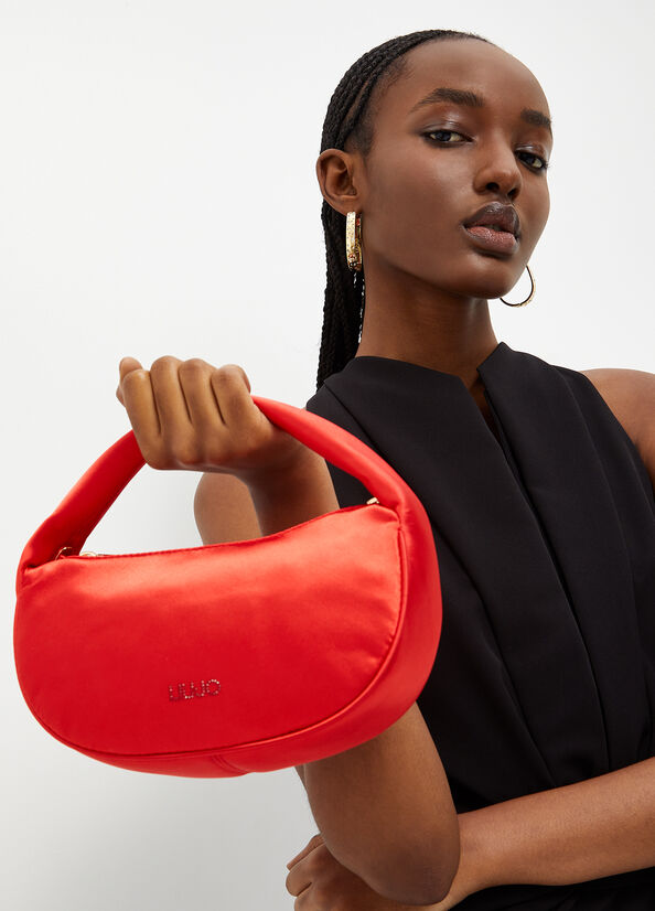 Bolsas De Mano Liu Jo With Logo Mujer Coral | PDB-784630