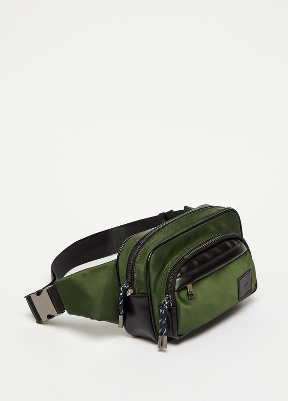 Bolsas Liu Jo Pouch In Nylon Hombre Verde | WBS-138024