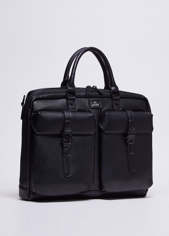 Bolsas Liu Jo Tote Hombre Negras | TVK-429803