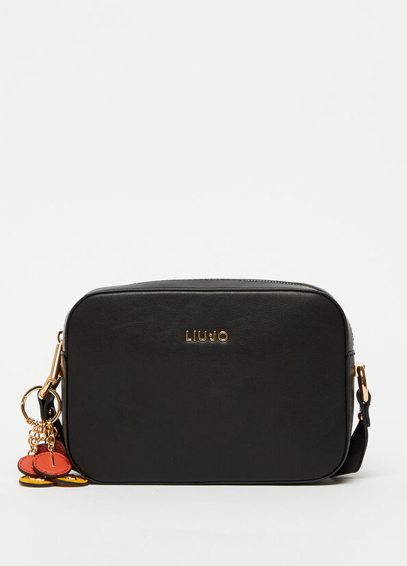 Bolsos Cruzados Liu Jo Crossbody With Charm Mujer Negras | HEJ-617328