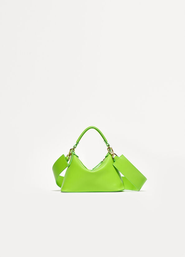 Bolsos Cruzados Liu Jo Cuero Mini Hobo Mujer Verde Claro | AVX-123856