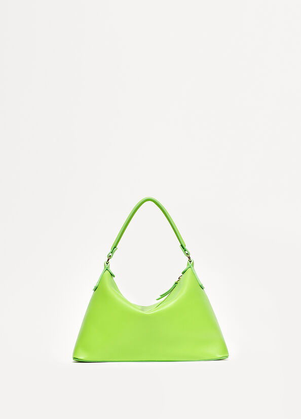 Bolsos Cruzados Liu Jo Small Hobo In Cuero Mujer Verde Claro | KZN-503879