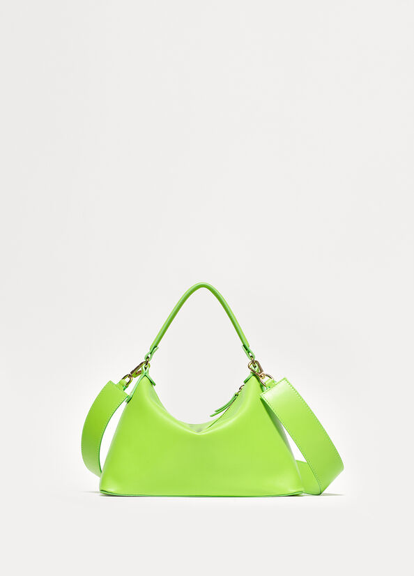 Bolsos Cruzados Liu Jo Small Hobo In Cuero Mujer Verde Claro | KZN-503879