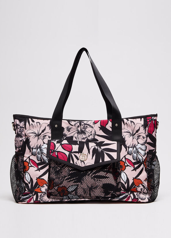 Bolsos Shopper Liu Jo Eco-Friendly Mujer Rosas | DVI-853601