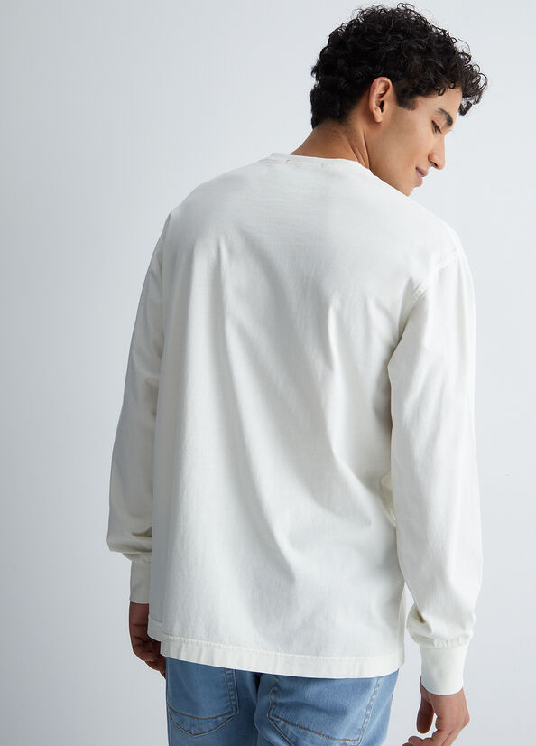 Camiseta Liu Jo Long-Sleeved Hombre Blancas | RXH-623819