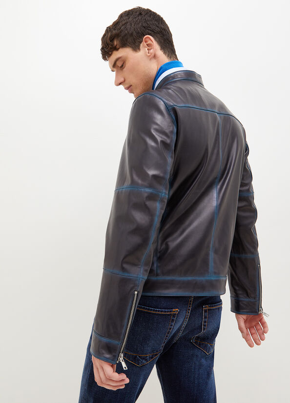 Chaquetas Liu Jo Ciclismo With Shades Hombre Negras Azules | ZLB-015497