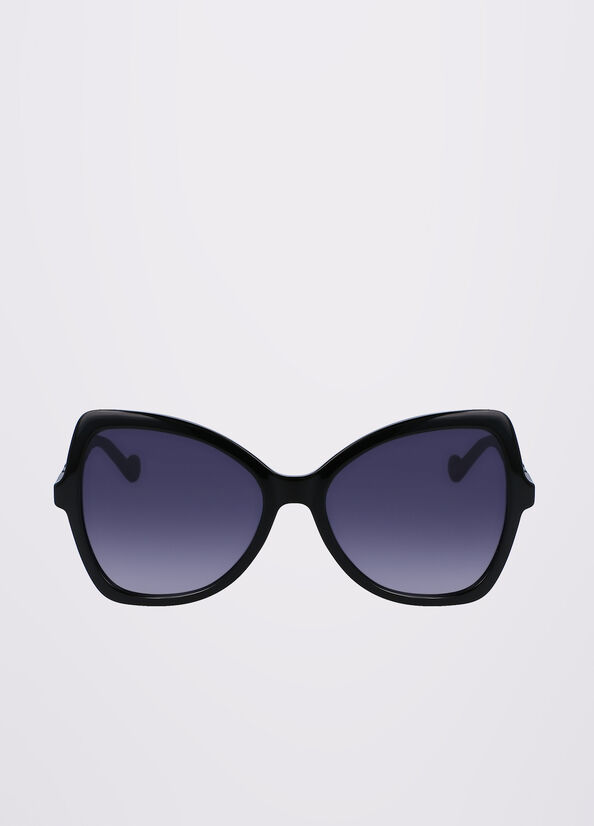 Gafas de Sol Liu Jo Butterfly Mujer Negras | WFS-596102