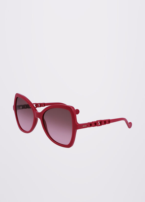 Gafas de Sol Liu Jo Butterfly Mujer Rojas | MPU-930486