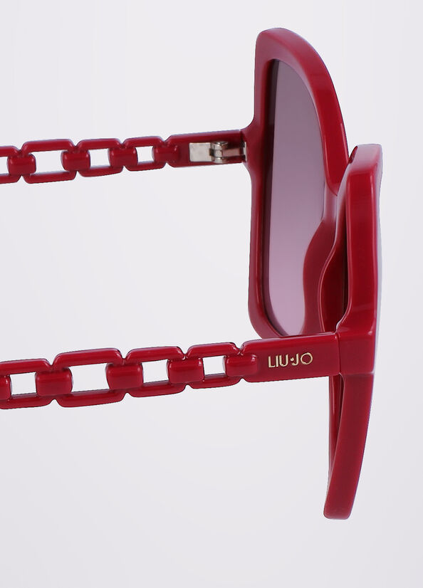 Gafas de Sol Liu Jo Butterfly Mujer Rojas | MPU-930486