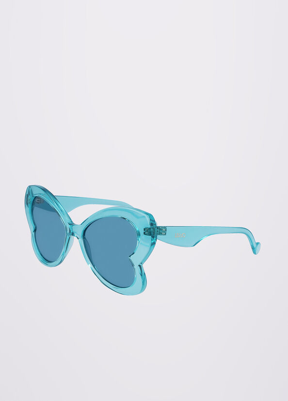 Gafas de Sol Liu Jo Butterfly Mujer Turquesa Claro | TFO-014785