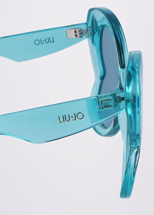 Gafas de Sol Liu Jo Butterfly Mujer Turquesa Claro | TFO-014785