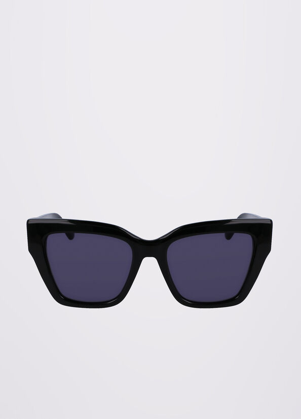 Gafas de Sol Liu Jo Rectangular Mujer Negras | TDG-069815