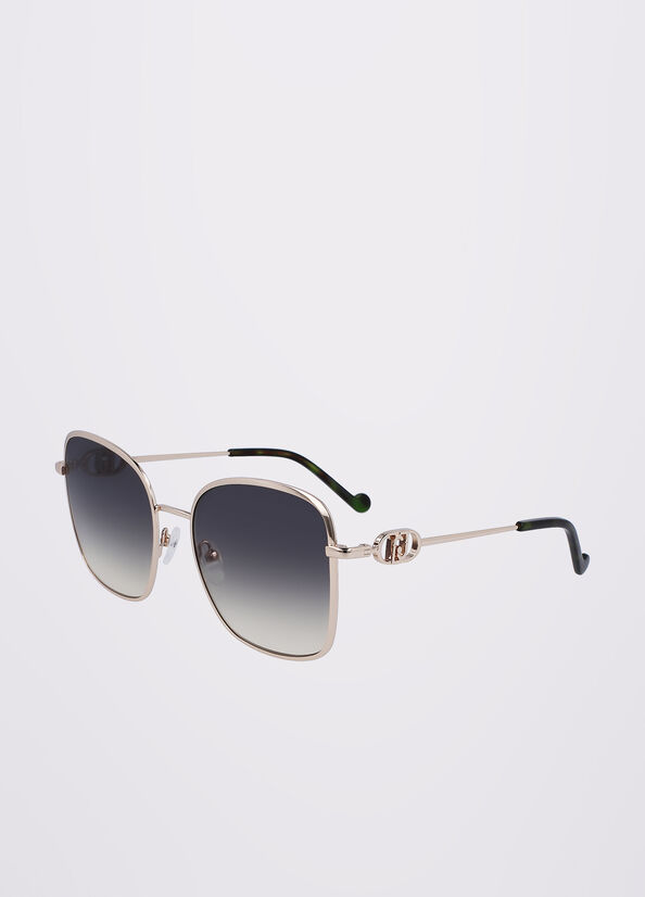 Gafas de Sol Liu Jo Squared Mujer Doradas | PRG-145237