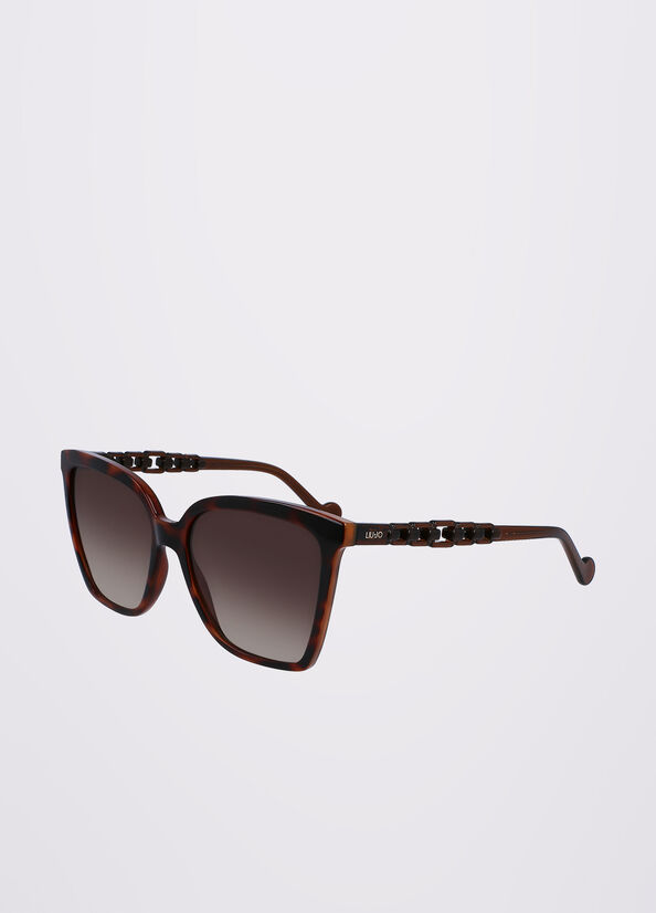 Gafas de Sol Liu Jo Squared Mujer Marrones | CYG-506928