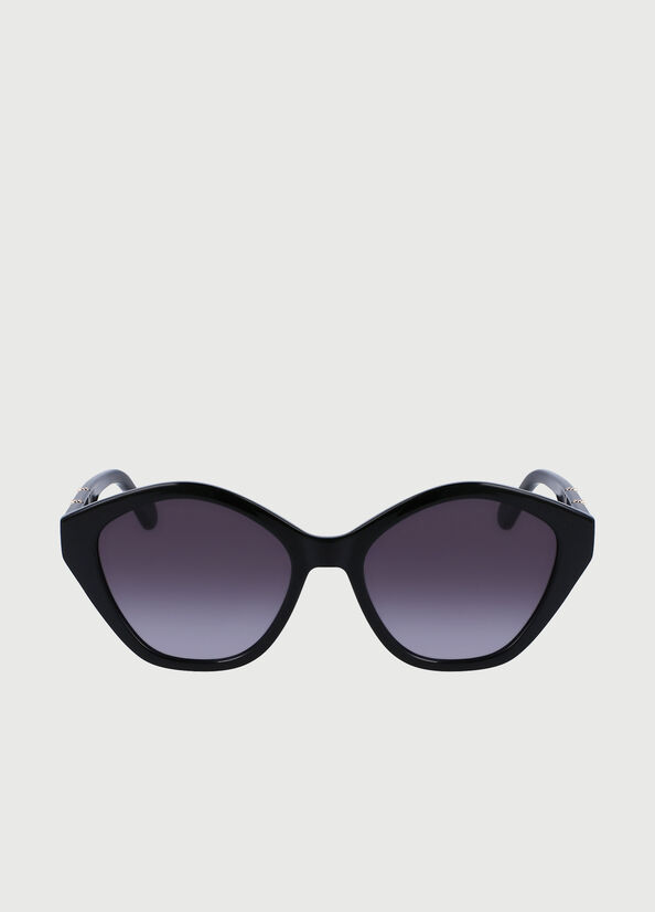 Gafas de Sol Liu Jo With Jewel Chains Mujer Negras | GCX-159360