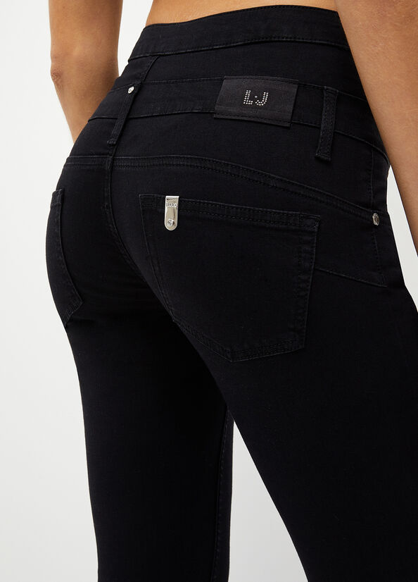 Jeans Skinny Liu Jo Bottom Up Mujer Negras | CPT-794520