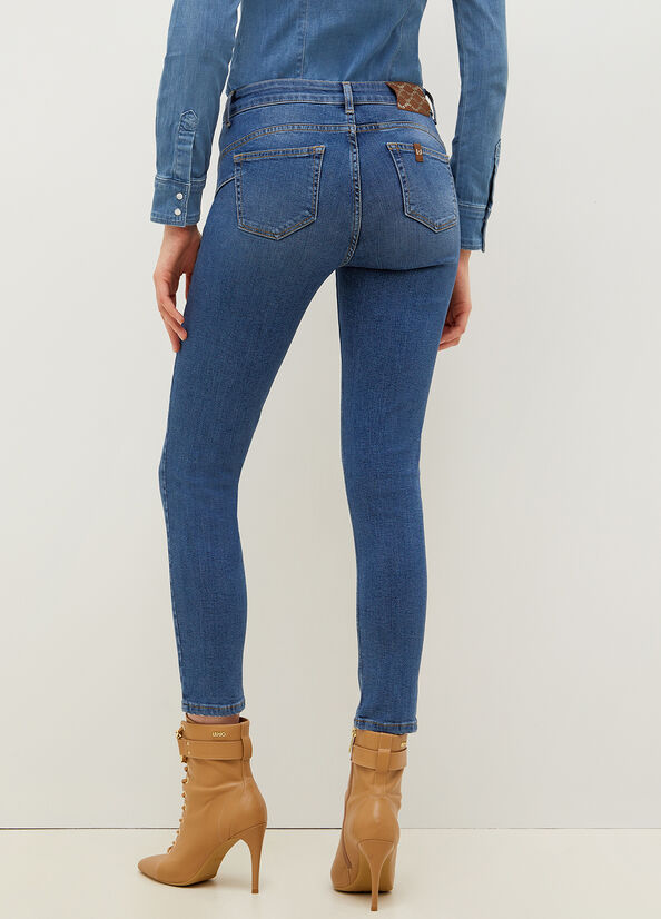 Jeans Skinny Liu Jo Eco-Friendly Mujer Azules | AYD-279031