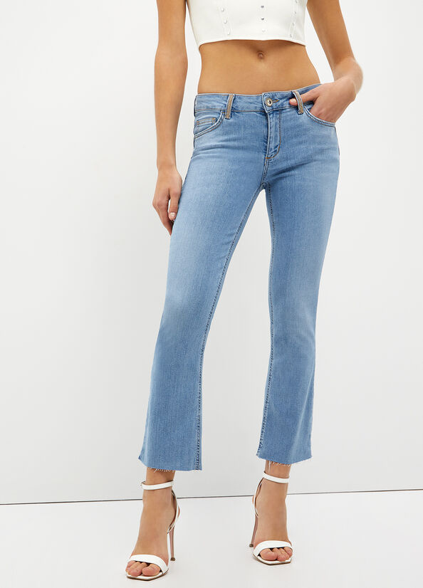 Jeans Skinny Liu Jo Stretch Denim Cut Mujer Azules | TBO-814675