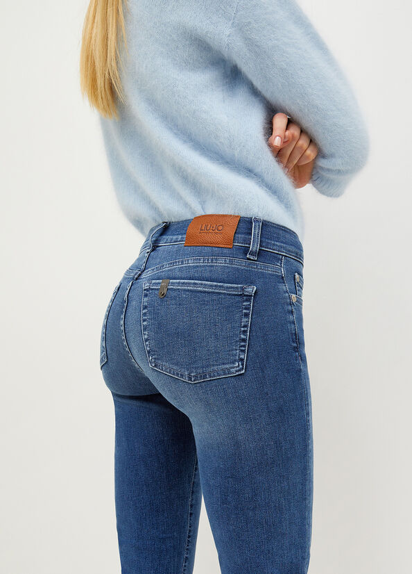 Jeans Slim Liu Jo Denim Authentic Mujer Azules | KLW-468105