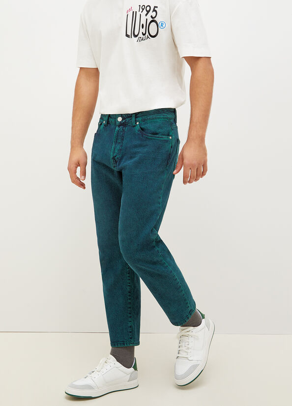 Jeans Slim Liu Jo Regular Hombre Verde | BML-427938