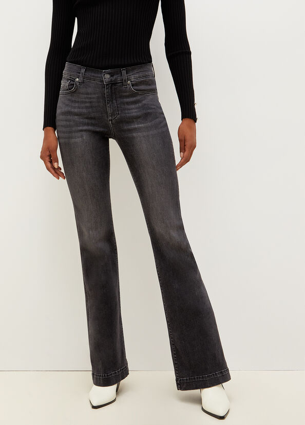 Jeans Straight Liu Jo Denim Authentic With Rhinestones Mujer Negras | RET-418397