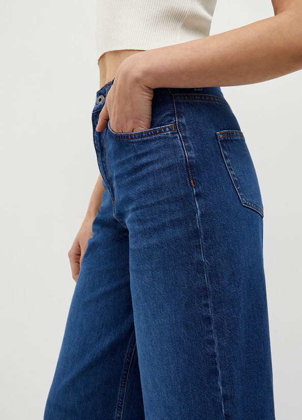 Jeans Straight Liu Jo Eco-Friendly Mujer Azules | PYK-981473