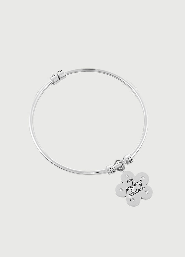 Joyería Liu Jo Bracelet With Floral Charm Mujer Plateadas | LRX-802396