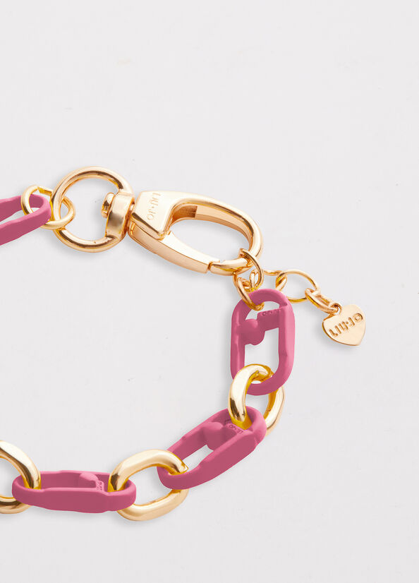 Joyería Liu Jo Monogram Bracelet Mujer Rosas | JBR-693412