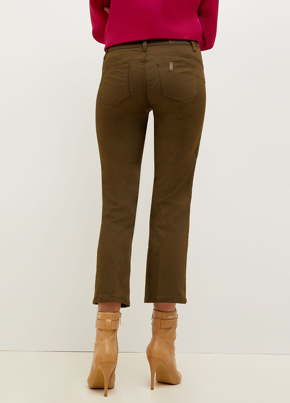 Pantalones Liu Jo Bottom Up Mujer Verde | XRS-356740