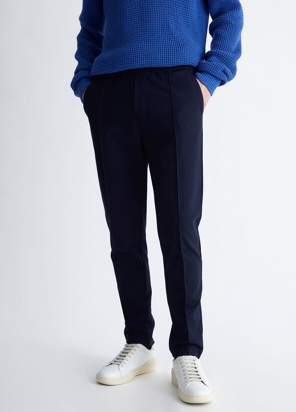 Pantalones Liu Jo Joggers Hombre Azules Oscuro | NYP-978415