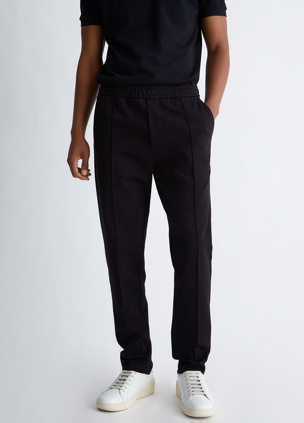 Pantalones Liu Jo Joggers Hombre Negras | XVQ-409513