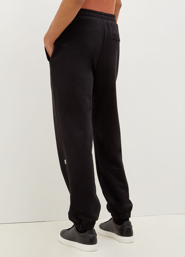 Pantalones Liu Jo Plush Joggers Hombre Negras | ACZ-827316