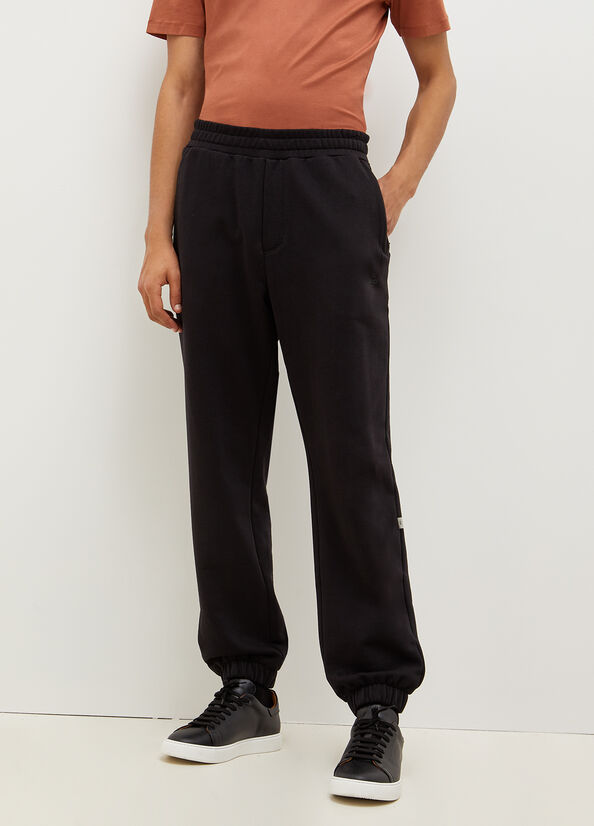 Pantalones Liu Jo Plush Joggers Hombre Negras | ACZ-827316