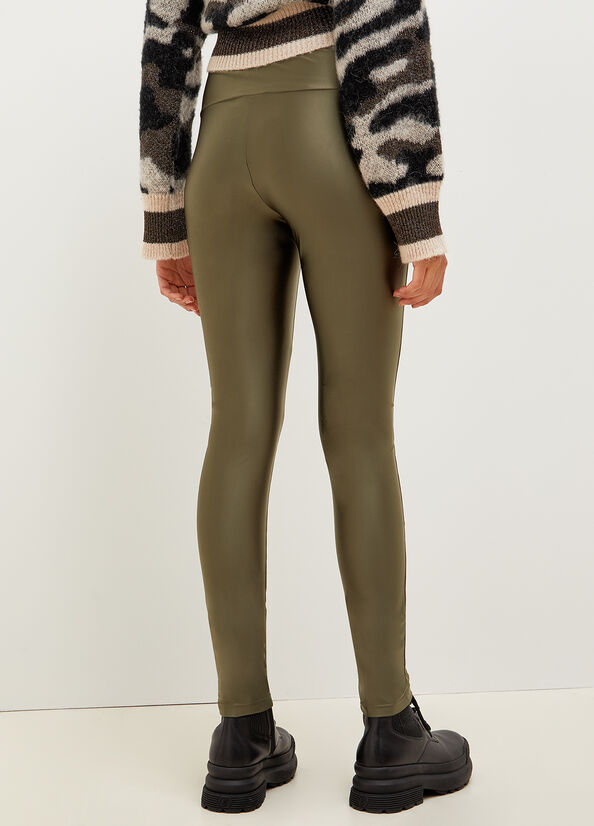 Pantalones Liu Jo Stretch Jersey Leggings Mujer Verde | HCE-345680