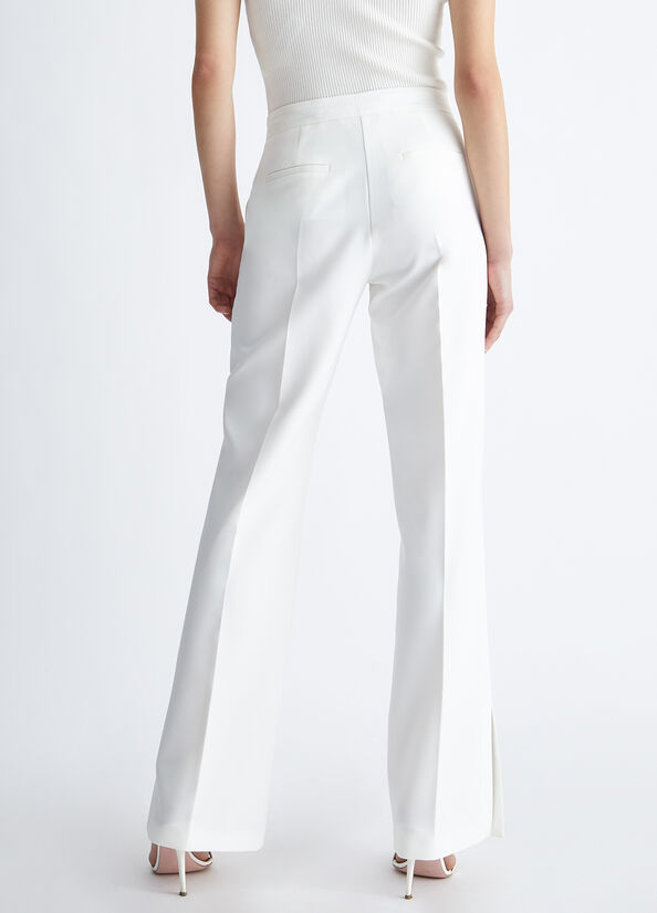 Pantalones Liu Jo Stylish White With Slits Mujer Blancas | FLN-508147