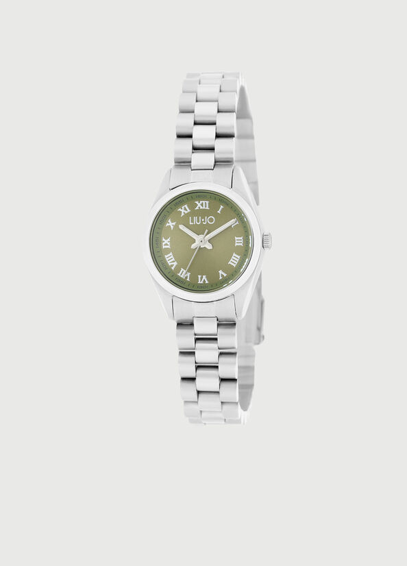 Relojes Liu Jo Steel Mujer Plateadas Verde | QXR-048651