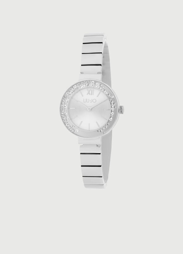 Relojes Liu Jo Steel With Diamantés Mujer Plateadas | HYR-095146