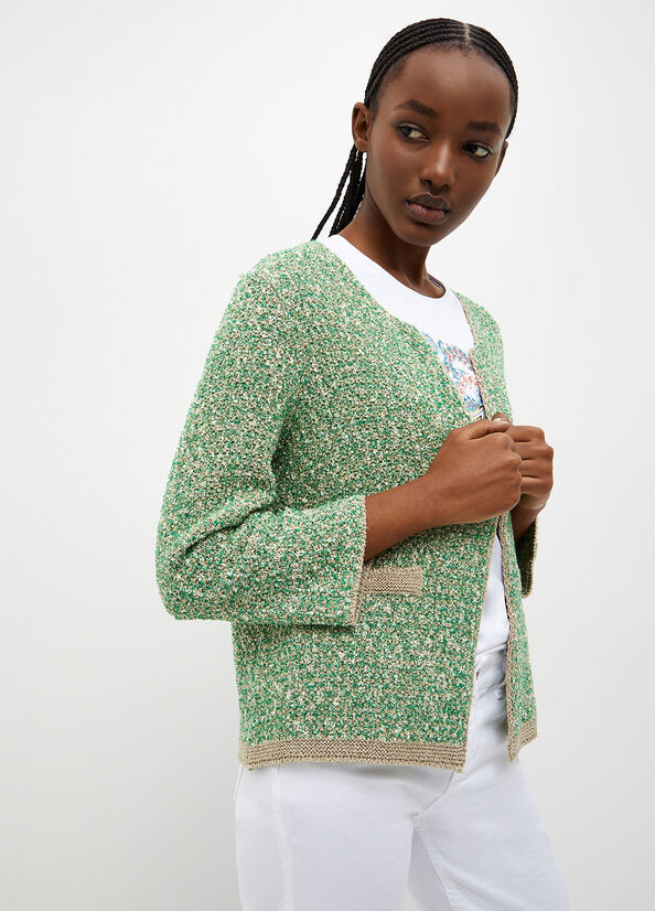 Suéteres Liu Jo Knit Mujer Verde | XDU-029863