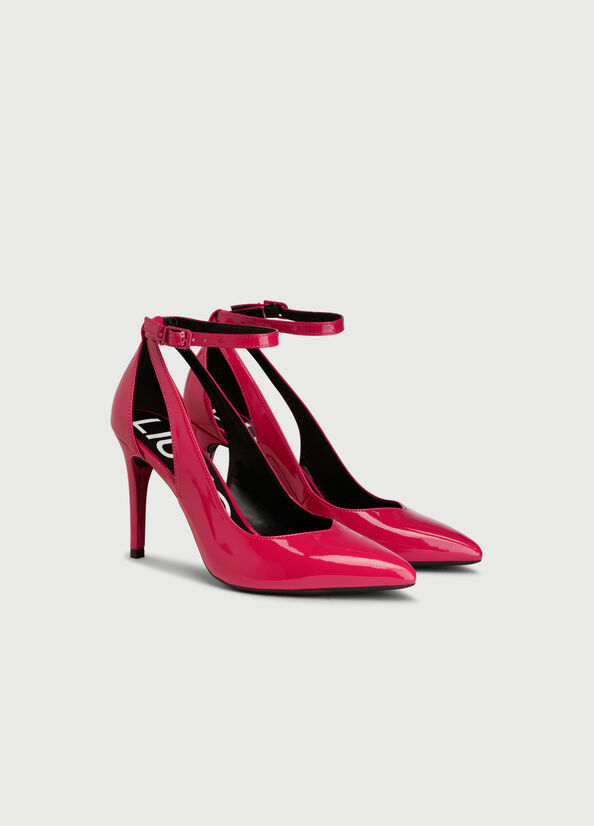 Tacones Altos Liu Jo Charol Cuero Mujer Fucsia | NZP-583690