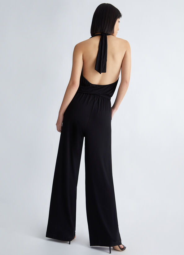 Vestido Liu Jo Eco-Friendly Jumpsuit Mujer Negras | UQR-617240