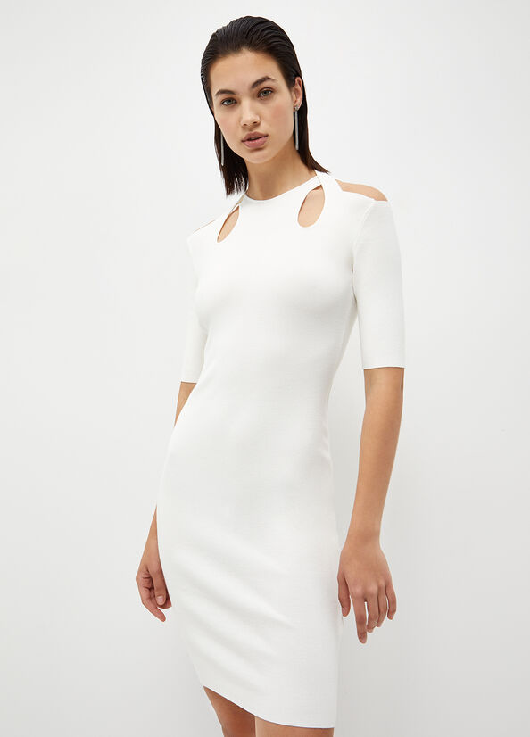 Vestido Liu Jo Eco-Friendly Mujer Blancas | WDH-417805