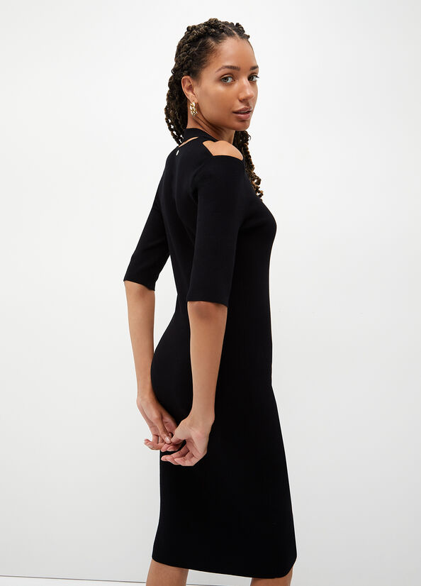 Vestido Liu Jo Eco-Friendly Mujer Negras | BDH-872154