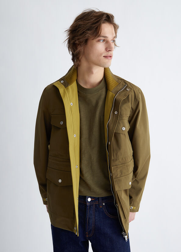 Chaquetas Liu Jo Military Green Field Hombre Verde | HES-759416